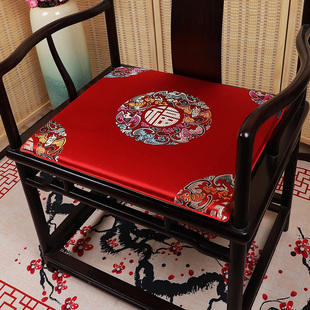 中式红木椅子太师椅坐垫，沙发垫定制实木，家具茶桌主人椅茶椅垫四季