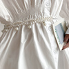 夏季白色珍珠腰带女士装饰配裙子连衣裙，衬衫汉服时尚腰链配饰腰封