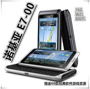 nokia诺基亚e7-00全智能3g手机，wifi16g侧滑大键盘学生老年机