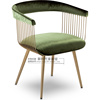 ins椅子现代简约铁艺个性创意，餐厅北欧餐椅，真皮设计师餐椅后现代