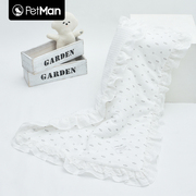 PetMan原创设计黑白可爱鲨鱼踩奶被秋冬保暖加厚居家耐用棉纱毯