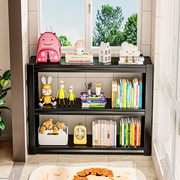 家用钢制书架儿童绘本架玩具收纳架飘窗置物架多层落地书柜储物柜