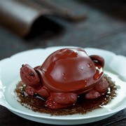宜兴紫砂茶宠龟摆件，大红袍长寿乌龟，雕塑茶具创意款可养