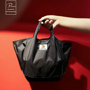 日式简约便当包超轻便携手提午餐带饭包防水铝箔，保温上班族饭盒袋