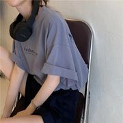 胖MM特大码300斤短袖T恤女夏季韩版学生宽松正肩半袖百搭上衣