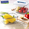 Glasslock钢化玻璃保鲜盒手提密封储存冰箱收纳泡菜盒大号大容量