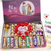 阿尔卑斯棒棒糖包包送女友，生日520情人节创意，零食方形礼盒