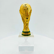 2014年巴西世界杯大力神金杯模型7厘米透明底座金杯