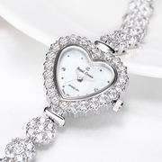 royalcrown皇匠女士手表，水钻镶钻心形石英女表时装，腕表组合款式