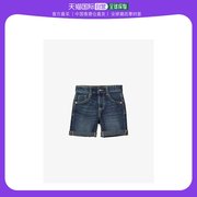 香港直邮潮奢 Benetton 女童五口袋常规版型弹力牛仔布短裤 1-6