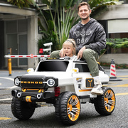 儿童电动车四轮汽车四驱越野宝宝遥控玩具车大人可坐人童车超大号