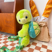 网红小乌龟包包儿童礼物毛绒，乌龟双肩背包卡通，个性零钱包玩偶玩具
