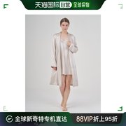 香港直邮laperla女士，睡裙silk真丝长袖，睡袍晨袍0020293cl