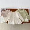 夏季女童外套宝宝针织开衫，春夏装防晒衣空调，衫婴儿薄棉线公主上衣