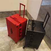 超大容量行李箱女加厚铝框拉杆箱密码箱旅行箱男皮箱子网红ins潮