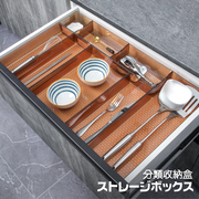 筷子收纳盒笼篓筒厨房家用防霉放碗叉勺沥水餐具抽屉整理置物架