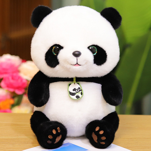 仿真熊猫玩偶毛绒玩具可爱大小熊猫，公仔儿童情人节送女孩礼物娃娃