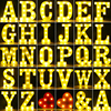 led字母灯数字英文浪漫惊喜生日，表白求婚布置创意用品场景装饰灯