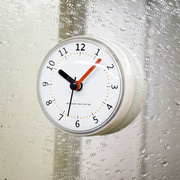 创意小时钟吸盘钟防水(钟防水)浴室，钟厨房(钟厨房)钟冰箱(钟冰箱)贴钟卫生间吸墙贴玻璃钟表