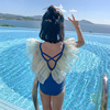 女童泳衣女宝宝可爱泳装公主三角韩版儿童女孩连体游泳衣