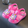 儿童包头防踢学步鞋夏婴儿软底，0-3岁男女童，宝宝塑胶防尿防滑凉鞋
