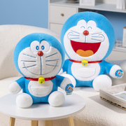 哆啦a梦公仔大号毛绒，玩偶正版蓝胖子机器猫，叮当猫抱枕布娃娃礼物