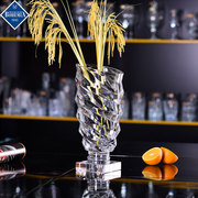 捷克进口BOHEMIA波西米亚水晶玻璃花瓶创意摆件家居装饰高脚花瓶