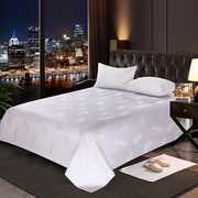 宾馆酒店专用提花床上用品单双人被罩棉贡缎提花床单