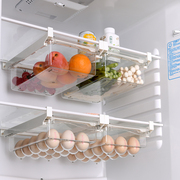 冰箱收纳盒悬挂抽屉式鸡蛋保鲜盒，食品级冰箱专用蔬菜，水果整理神器