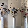 现代简约落地花瓶客厅北欧创意，插花摆件家居，装饰陶瓷干花花艺摆设