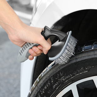 汽车轮胎刷子洗车用品工具去污清洁神器车用钢圈轮毂清洗专用毛刷