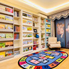 可比熊儿童实木书柜一体整墙简约宝宝书架置物架落地阅读架客厅