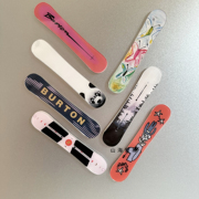 滑雪人迷你MINI滑雪板单板冰箱贴磁贴滑雪周边纪念礼物装饰品模型