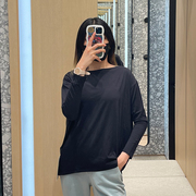 正品lululemon Back in Action 女士宽松显瘦气质运动休闲T恤上衣