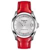 天梭女手表tissot瑞士机械表，自动红色皮带，32mm礼物腕表2975572