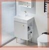 洗手盆柜组合卫生间小尺寸，浴室柜大气简约落地式浴柜小户型家用柜