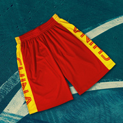 中国队配色健身跑步街头篮球裤篮球短裤男运动裤训练裤街球速干