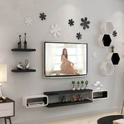 电视背景墙装饰置物架墙上壁柜，客厅墙面创意格子，挂墙隔板机顶盒柜