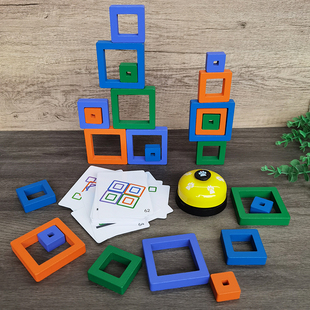 儿童立体拼图亲子互动对战积木4空间思维训练益智力玩具宝宝早教3