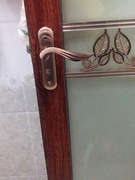 凹面钛镁合金铝合金厨，房门洗手间卫生间，卫浴门门锁红古铜色