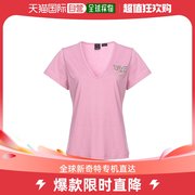 香港直邮潮奢pinko品高女士，v领短袖t恤