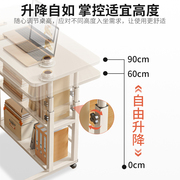 学生书桌家用简易电脑桌宿舍桌子简约卧室床边桌可移动升降学习桌