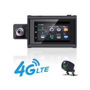 4g车载行车记录仪远程视频监控gps定位器车队，管理带adas主动安全