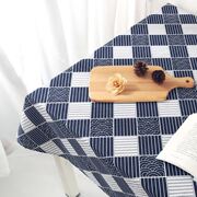 日式系和风ins复古桌布，棉麻中式学习卧室，书桌餐桌茶几垫盖台布艺