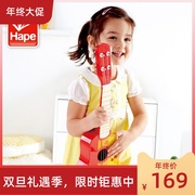 Hape夏威夷小吉他Ukulele早旋律宝宝儿童玩具 四弦琴培养乐感