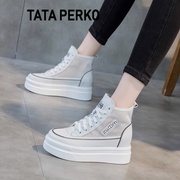 TATA PERKO联名休闲小白鞋2024年小码女鞋323334韩版松糕白鞋
