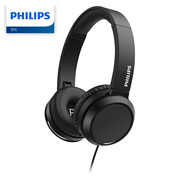 Philips/飞利浦 H4105头戴式耳机有线带麦克音乐游戏网课主播耳麦