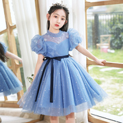 公主裙女童夏季蓬蓬纱裙，2024女孩礼服裙子儿童超仙洋气连衣裙