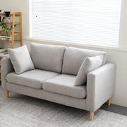 眠度小户型沙发布艺沙发客厅，现代简约北欧简欧家具两人双人出租房