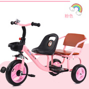 儿童三轮车宝宝双人，脚踏车婴儿手推车婴幼儿，单车可载人双胞胎童车